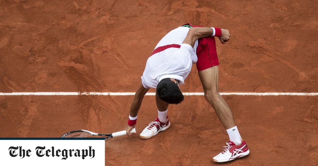 Novak Djokovic breaks racket in frustration during four-hour victory as