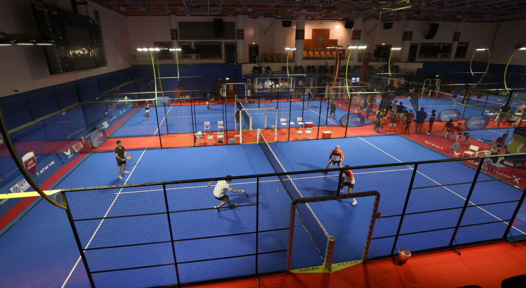 The QOC's Padel Tournament welcomed over 300 players ©QOC