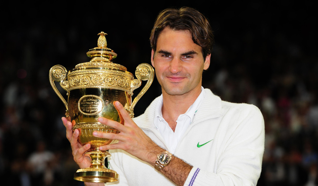 Roger Federer 2012 Wimbledon final cardigan